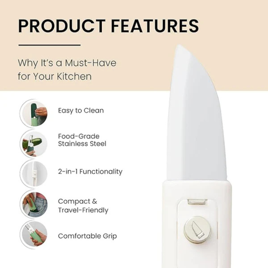 2-in-1 Peeler & Knife