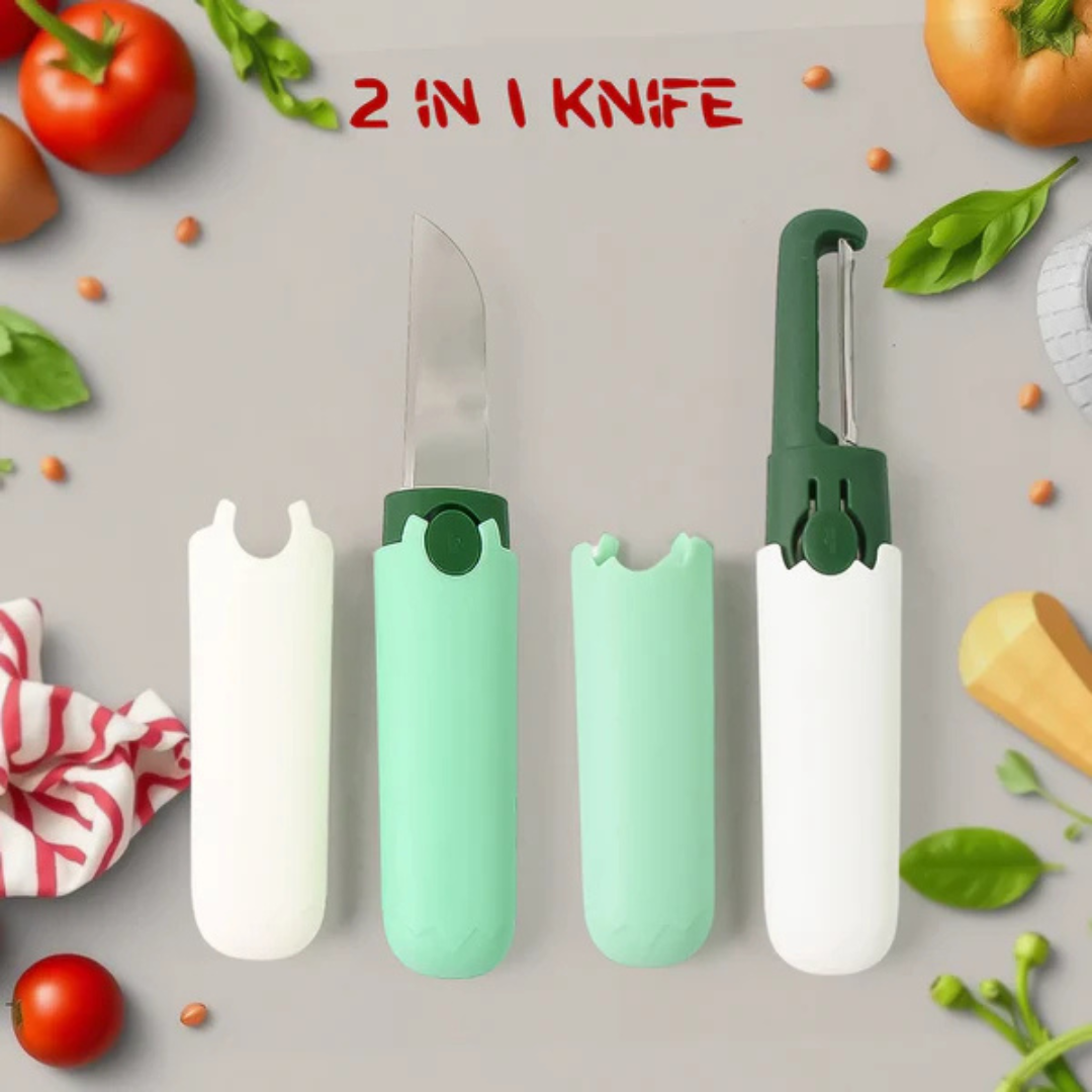 2-in-1 Peeler & Knife
