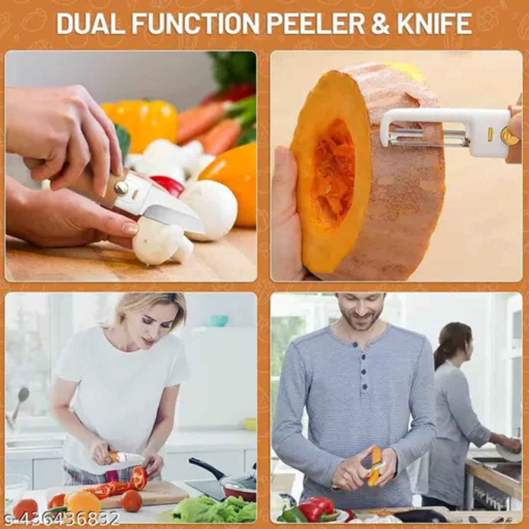 2-in-1 Peeler & Knife