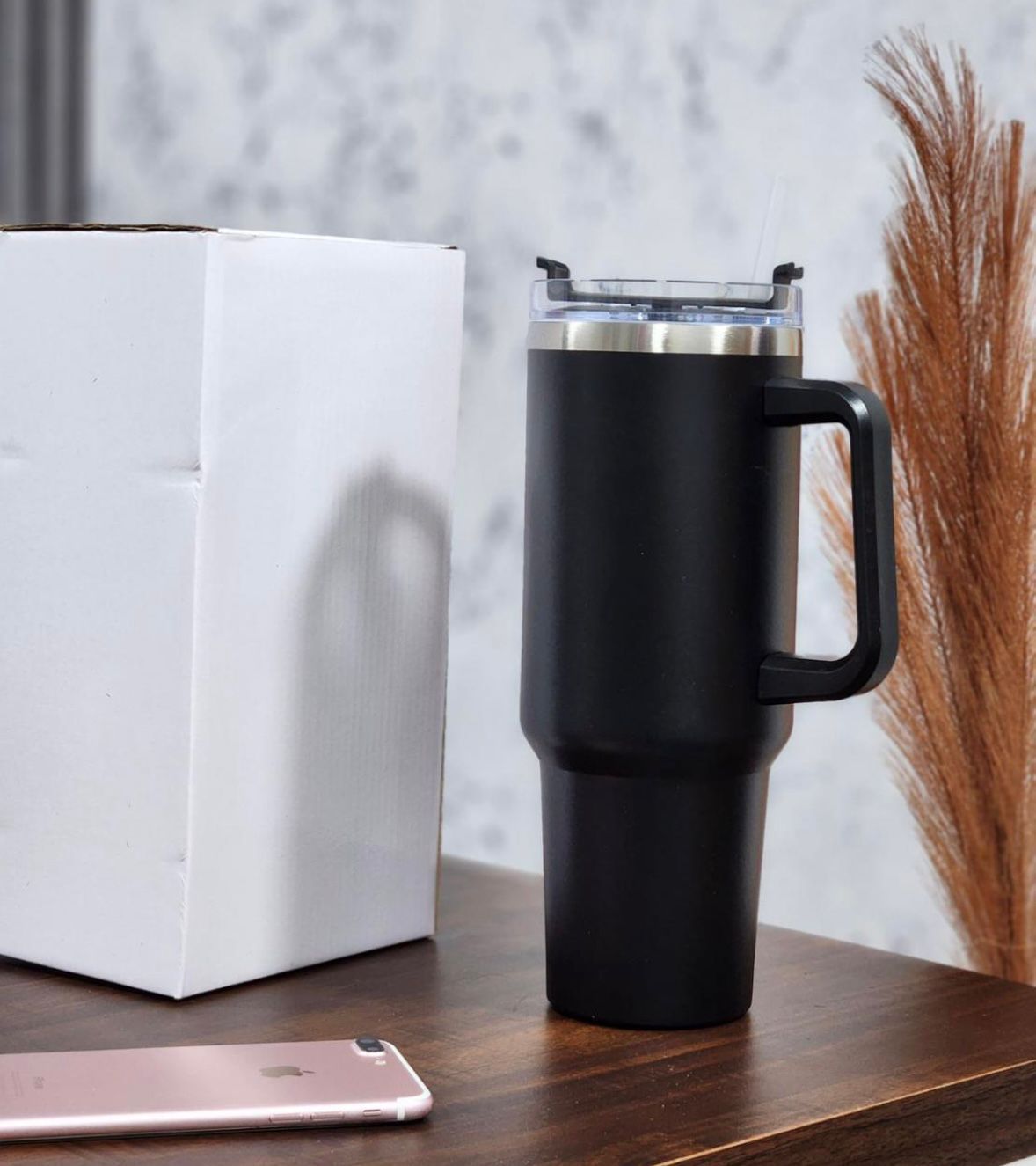 40 oz Insulated Tumbler with Handle