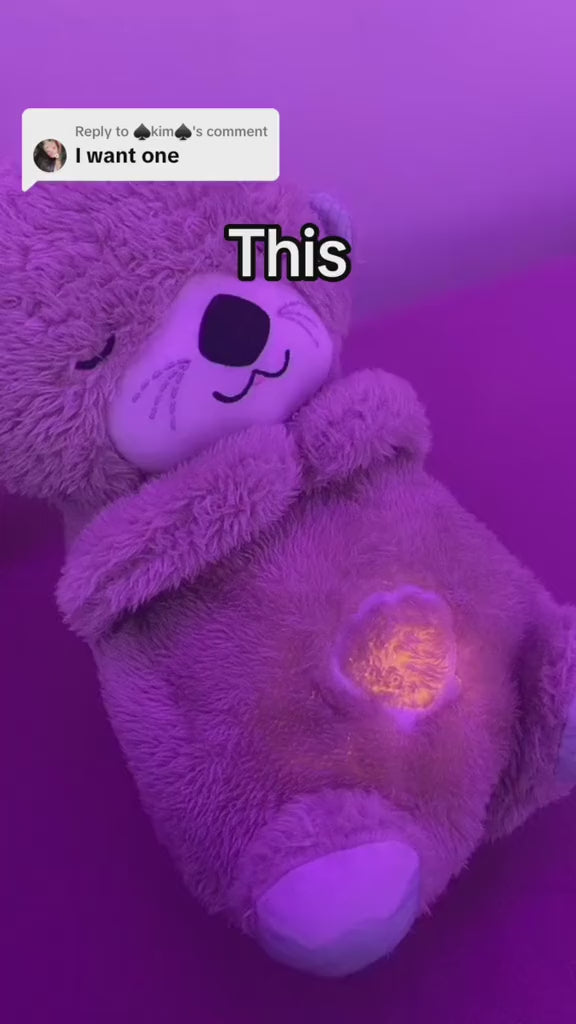 Load video: Breathing Teddy Bear
