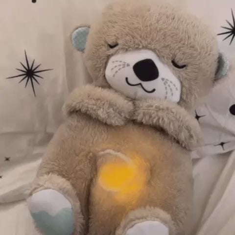 Load video: Breathing Teddy Bear